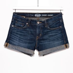 Fossil Long Live Denim Cuffed Jean Shorts